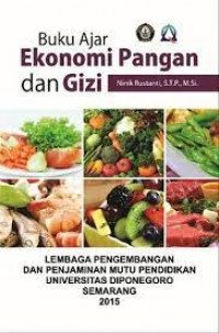 Buku ajar ekonomi pangan dan gizi