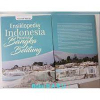 Ensiklopedia indonesia provinsi bangka belitung