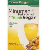 Minuman berkarbonasi dari buah segar